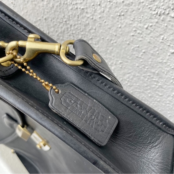 Coach Black Leather Laptop Bag - Picture 12 of 12